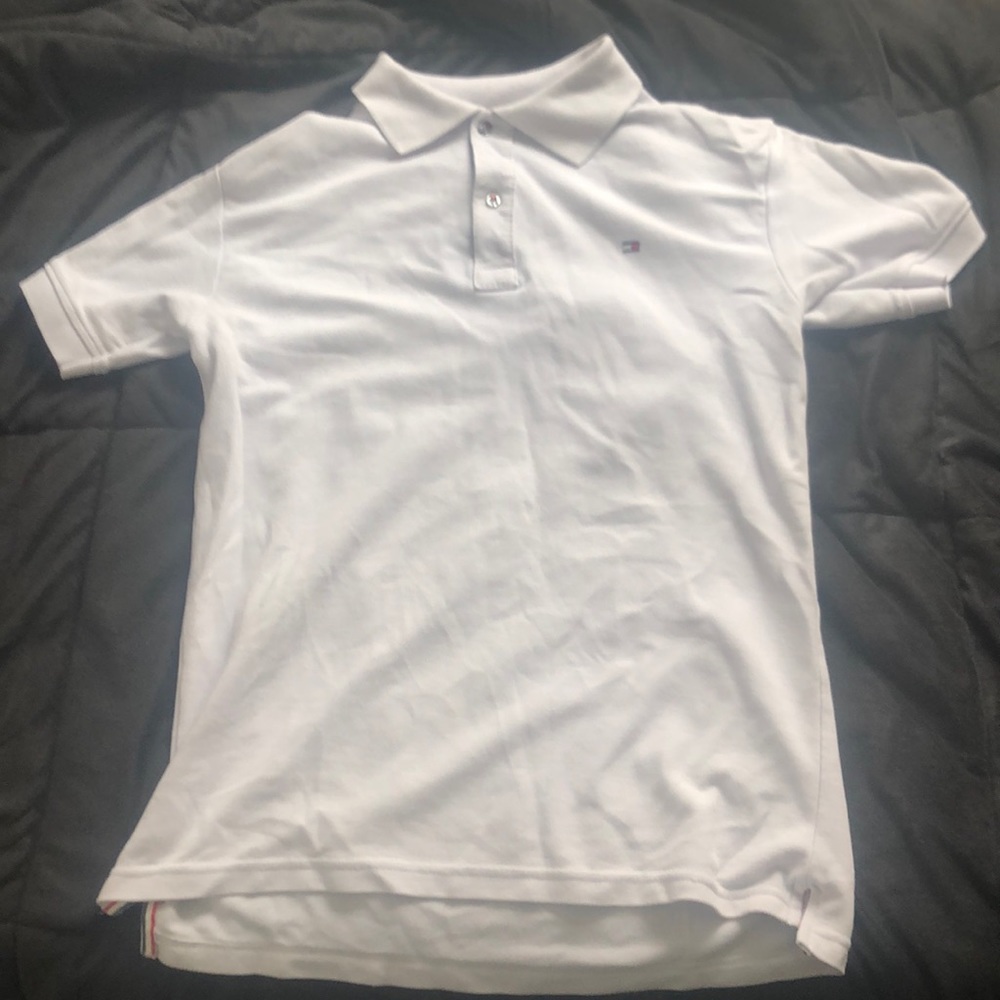 Tommy Hilfiger short sleeve collared shirt